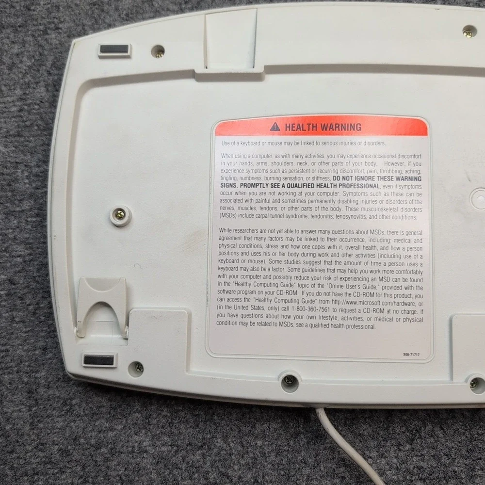 Microsoft RT9410 Internet‎ Keyboard PS/2 Wired V 56TWR X04-71487